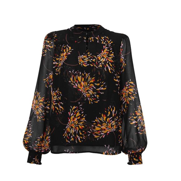 Cabi 4531 Fiesta Chiffon Blouse Medium EUC - Picture 2 of 6